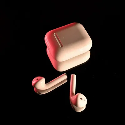 Écouteurs Bluetooth, boîtier rose