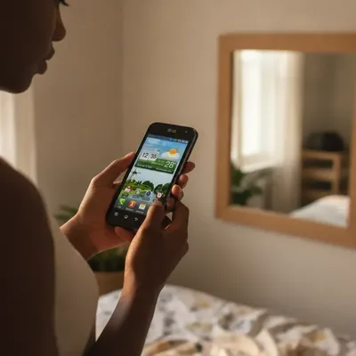 Smartphone écran tactile noir
