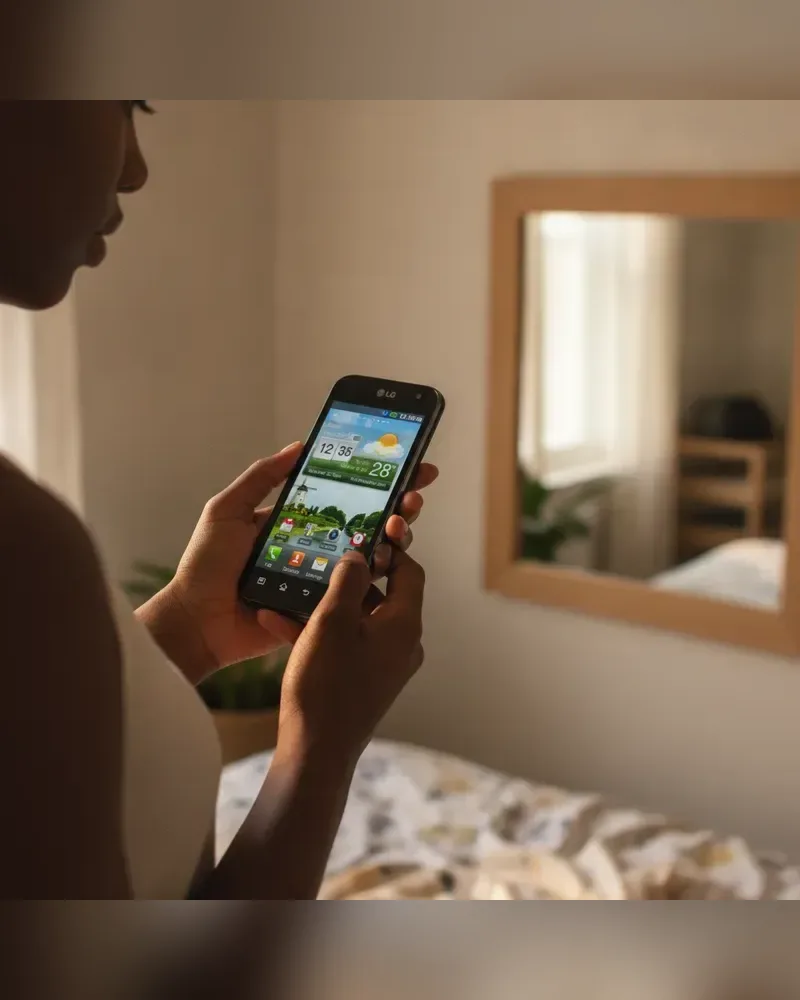 Smartphone écran tactile noir