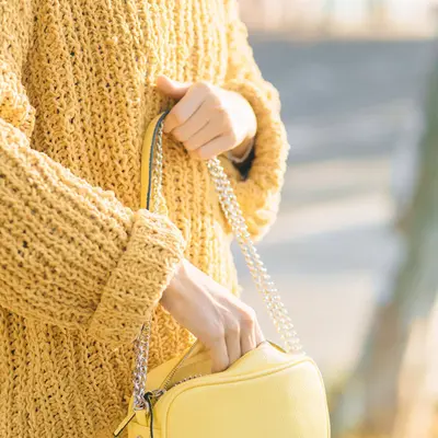 Sac bandoulière jaune